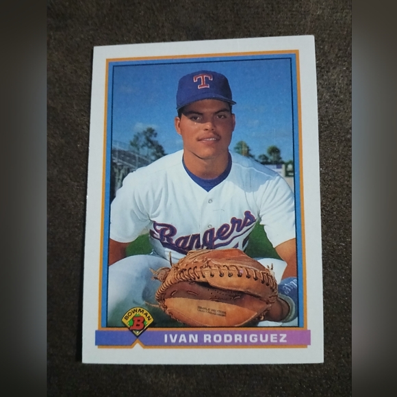 Ivan Rodriguez Rookie Card - Picture 1 of 2
